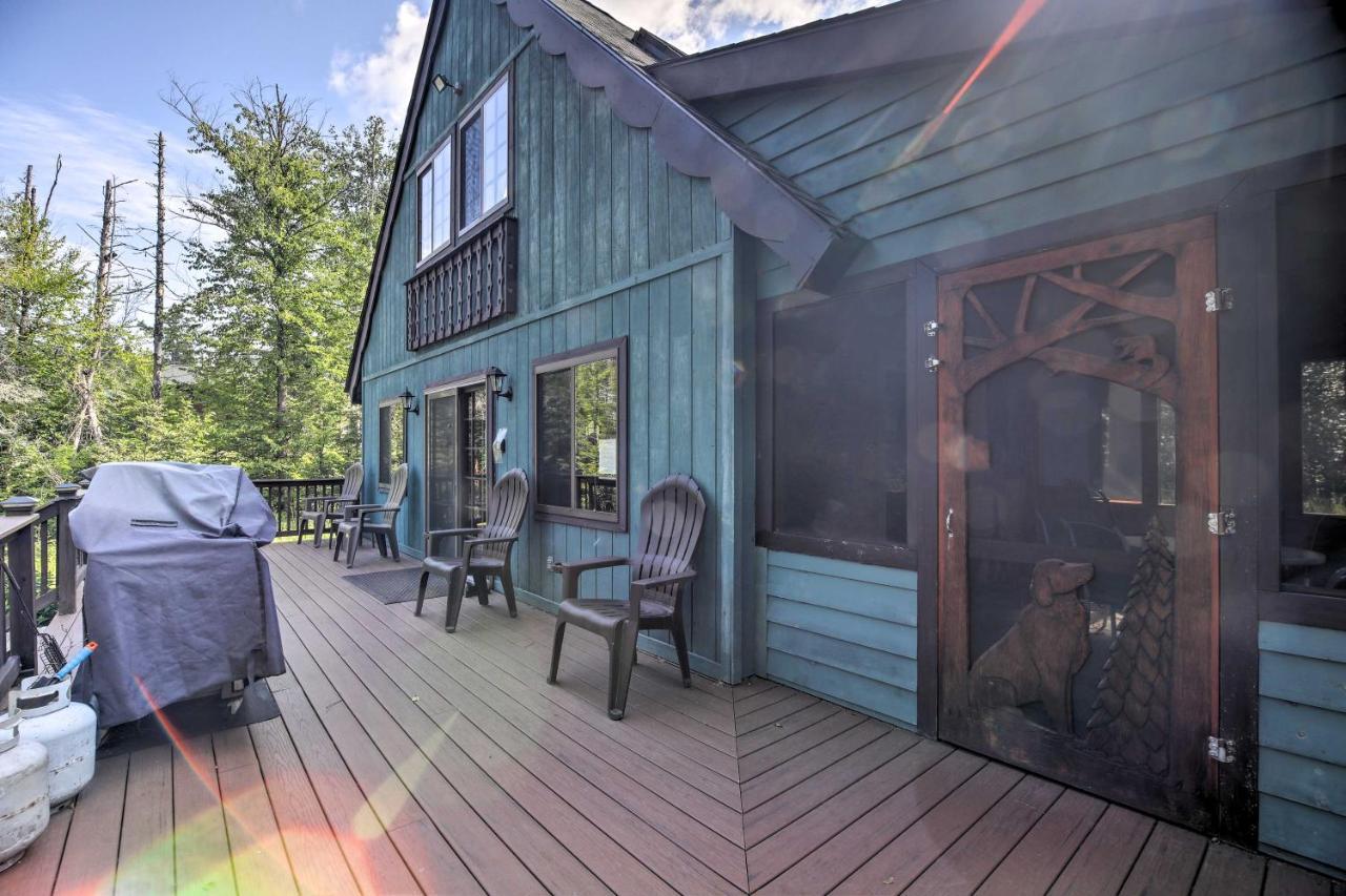 Lake Placid Chalet Deck And Forest Views! Exterior photo